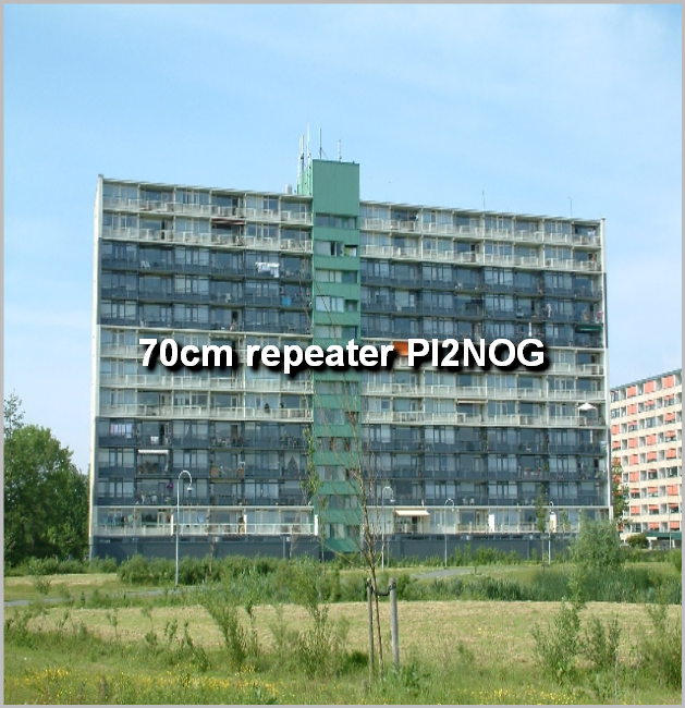 70cm repeater PI2NOG