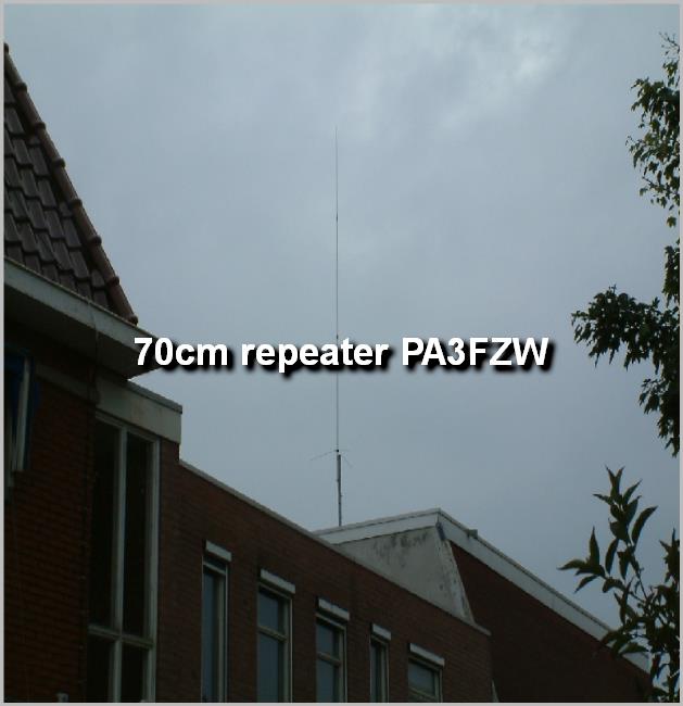 70cm repeater PA3FZW